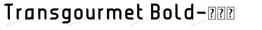 Transgourmet Bold字体转换